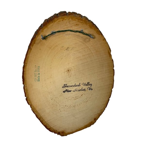 Paul Whitney Wood Plaque Wall Art Wildlife Pine Slab Rustic Wall Hanging u - Picture 3 of 12